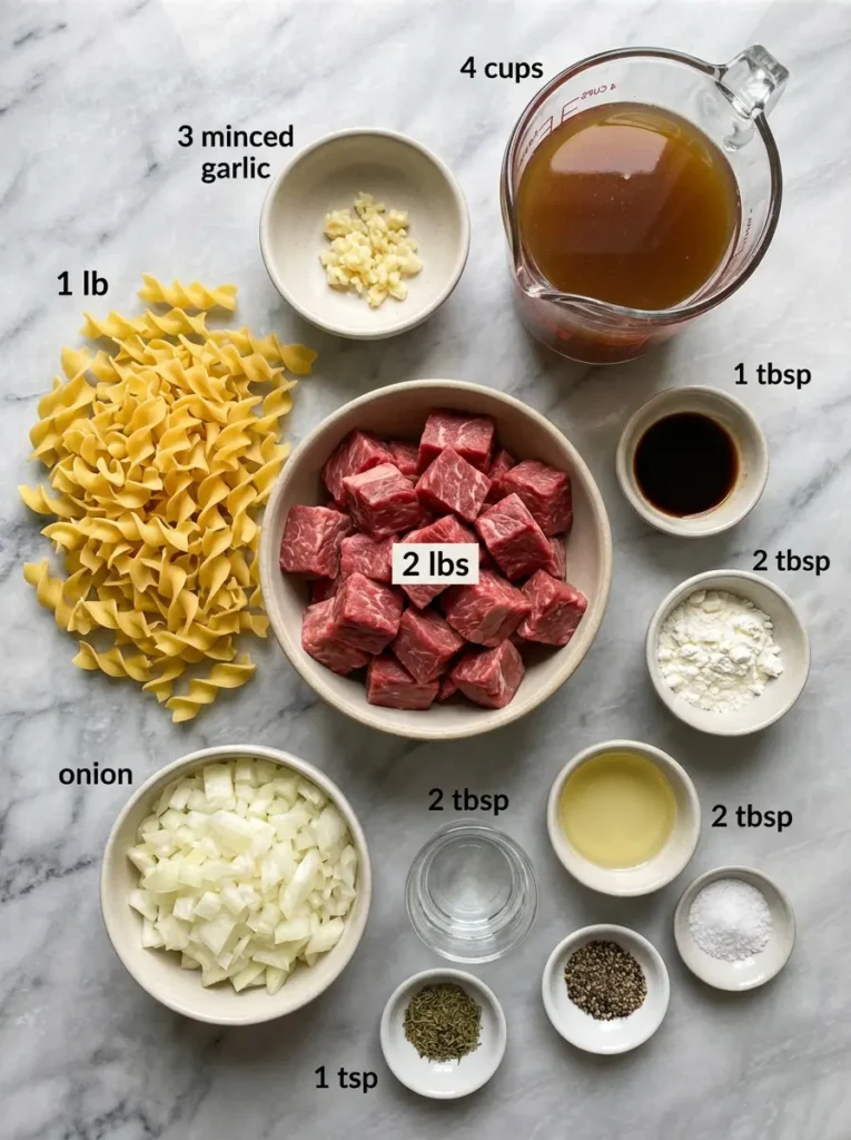 Classic Beef and Noodles