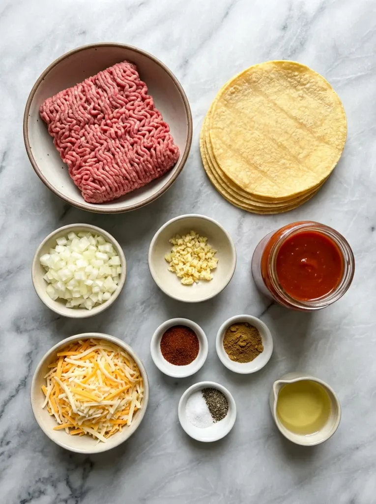 Ground Beef Enchiladas