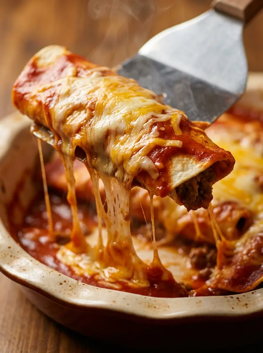 Easy Ground Beef Enchiladas Recipe: Cheesy & Savory Dinner