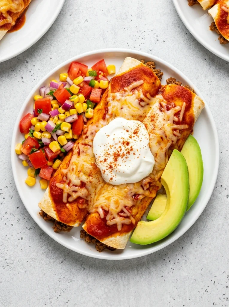 Ground Beef Enchiladas