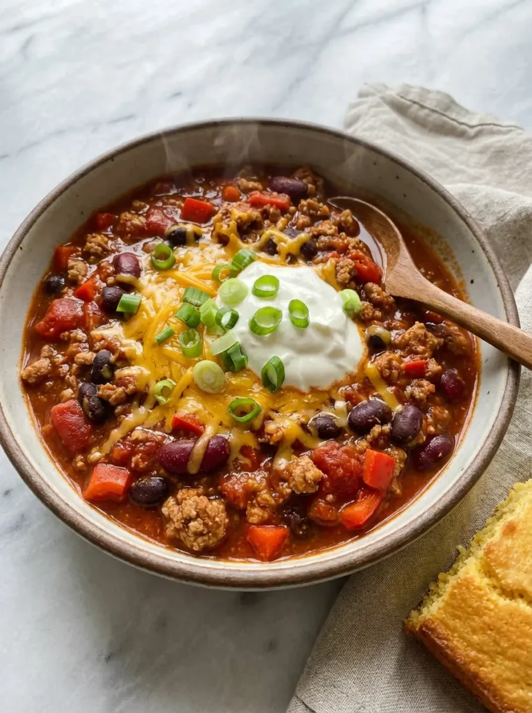Ground Turkey Chili Recipe