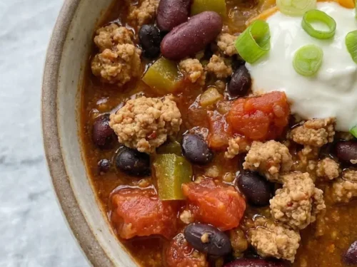 Ground Turkey Chili Recipe