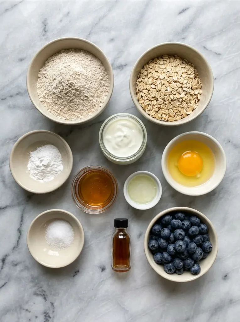 Healthy Blueberry Muffins