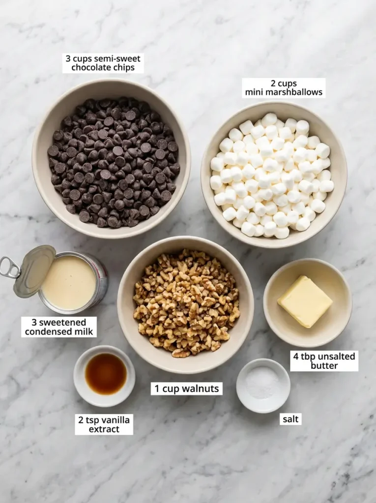 Rocky Road Fudge Recipe