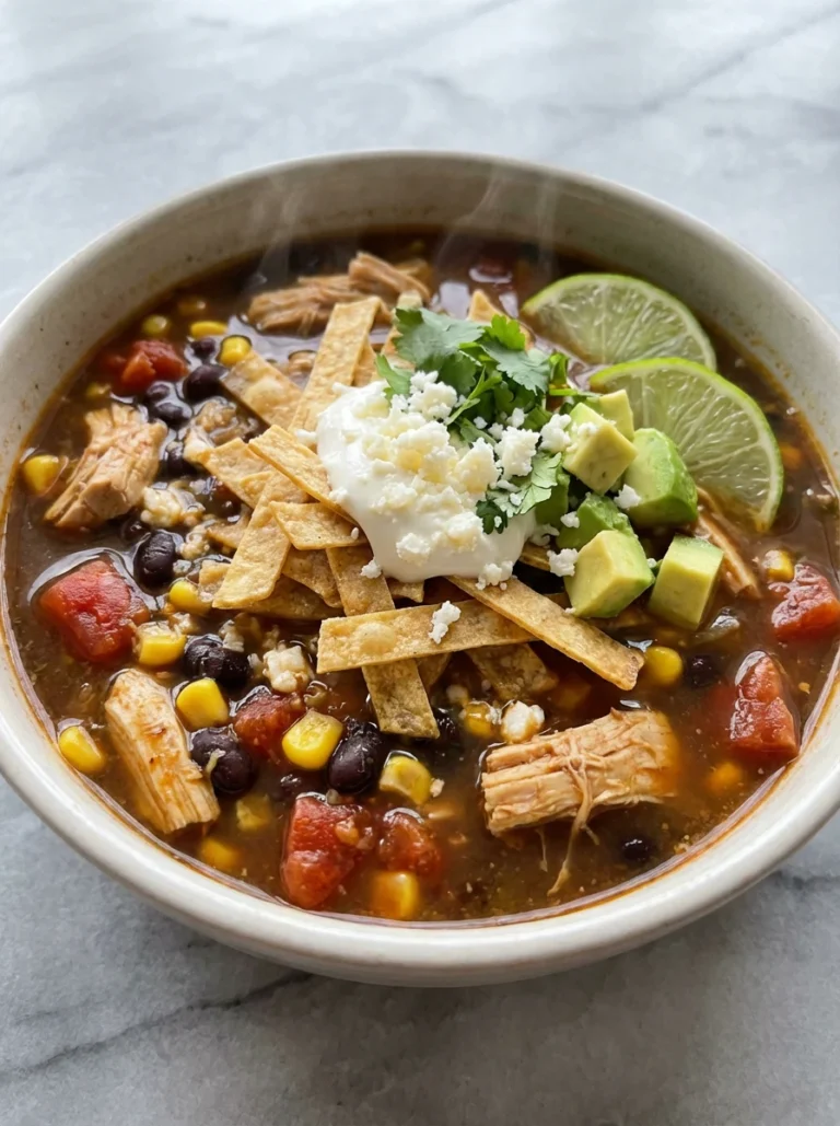 The Ultimate Easy Chicken Tortilla Soup Recipe