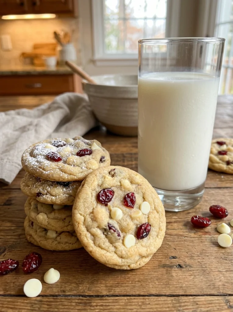 White Chocolate Cranberry Cookies