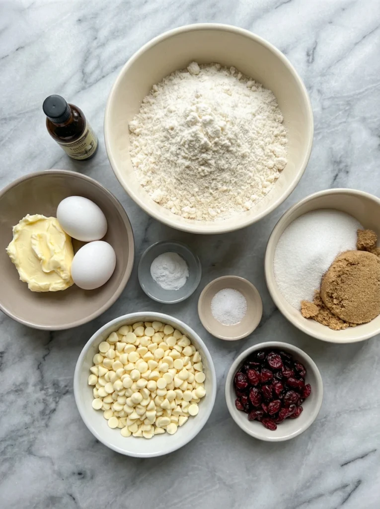 White Chocolate Cranberry Cookies