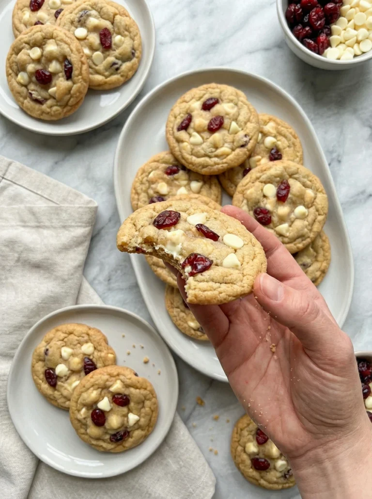 Home 9 White Chocolate Cranberry Cookies