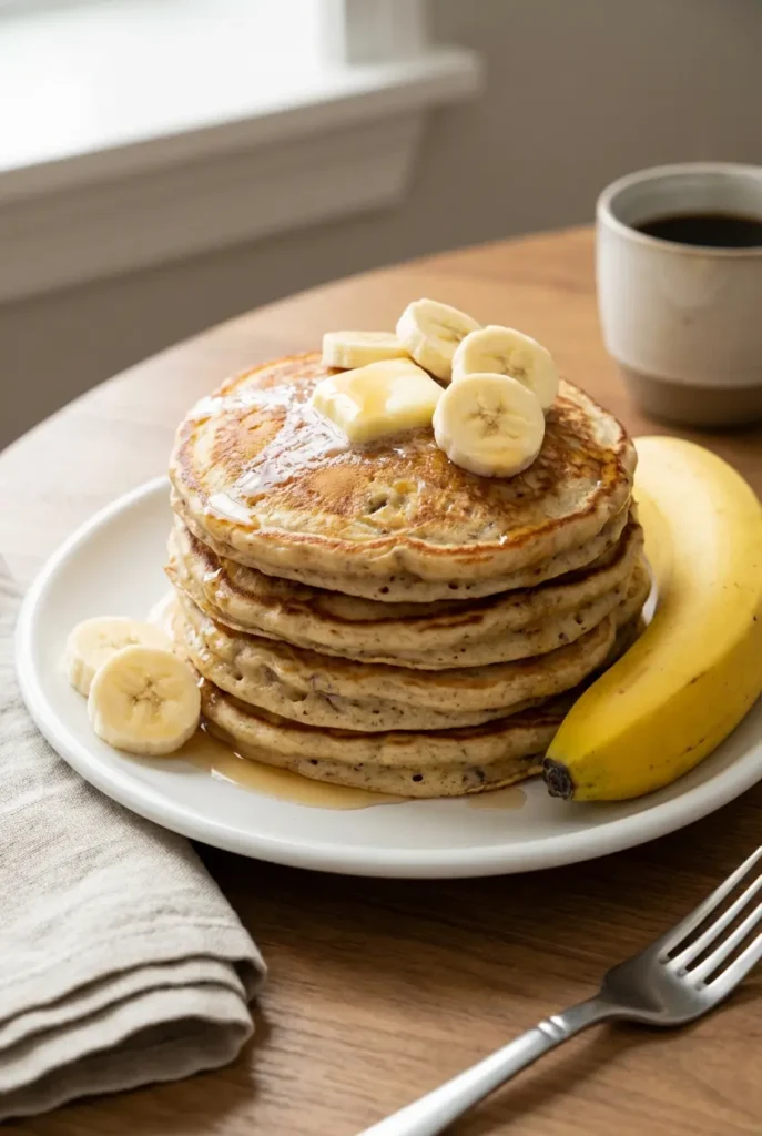  homemade banana pancakes
