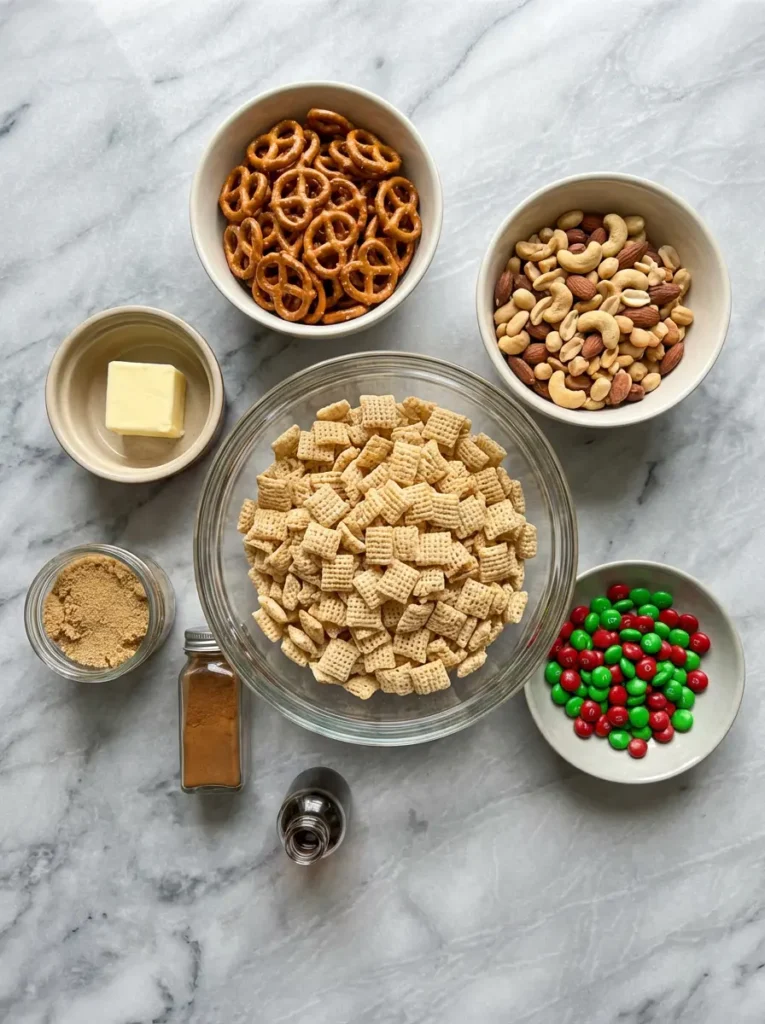 christmas chex mix