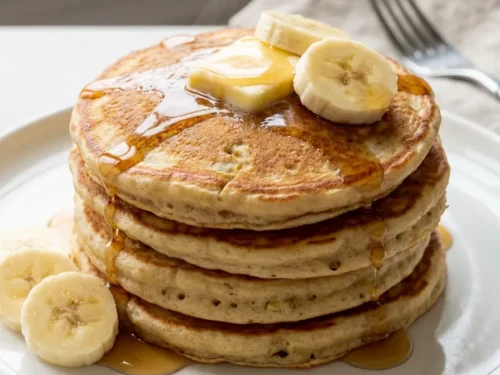 homemade banana pancakes