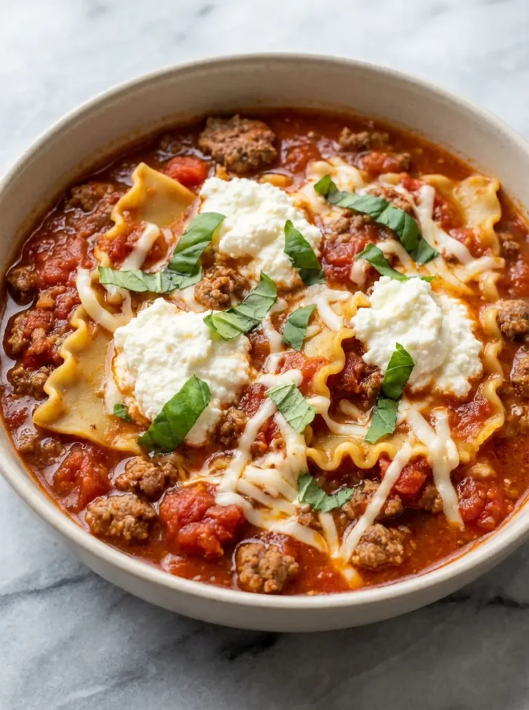 Home 8 lasagna soup