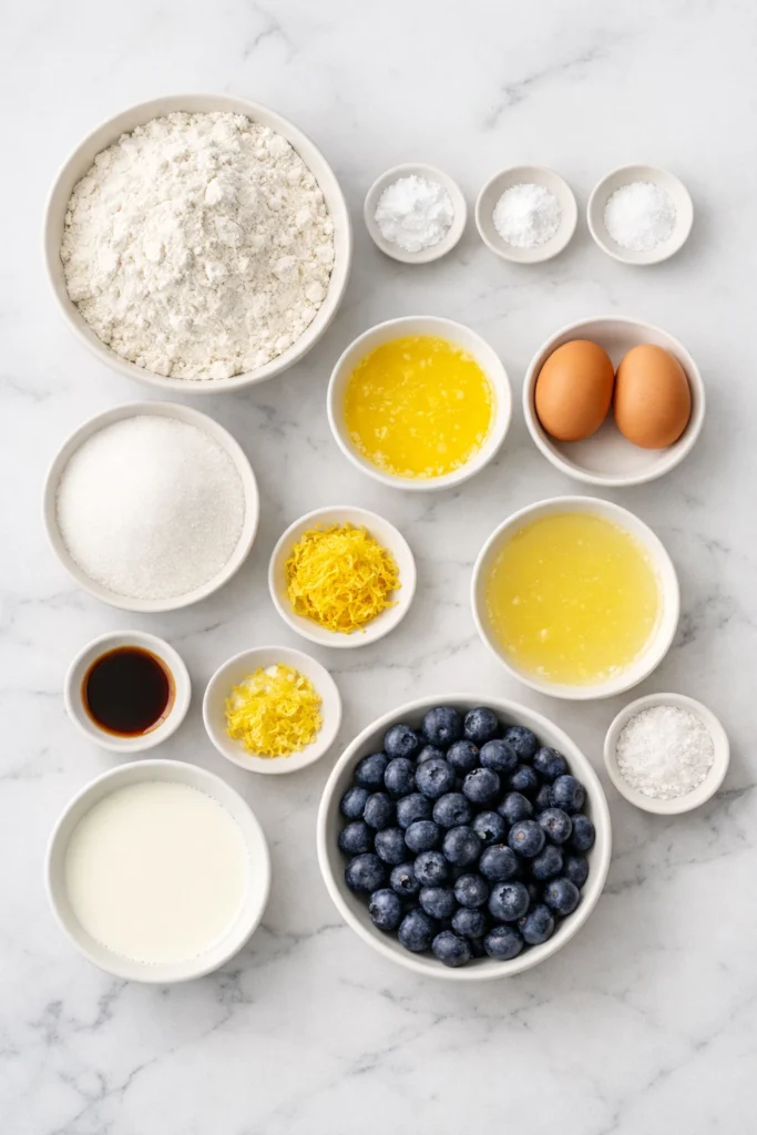 Lemon Blueberry Muffins
