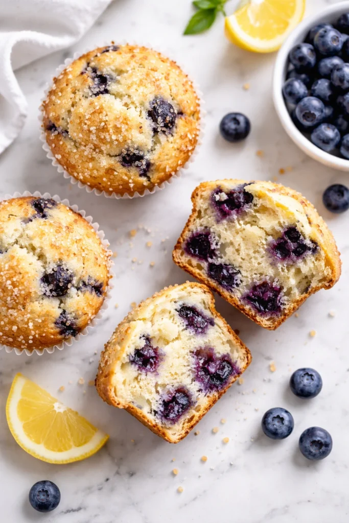 Lemon Blueberry Muffins

