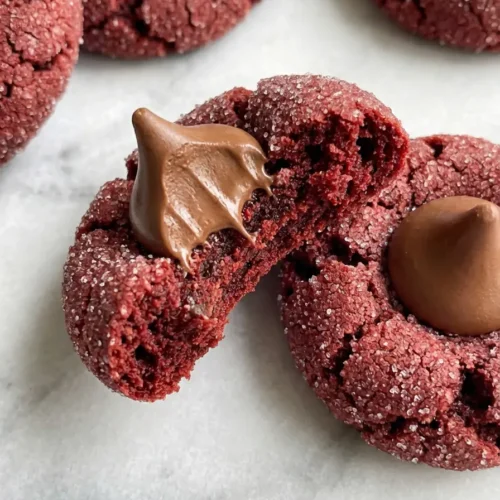 Red Velvet Blossom Cookies
