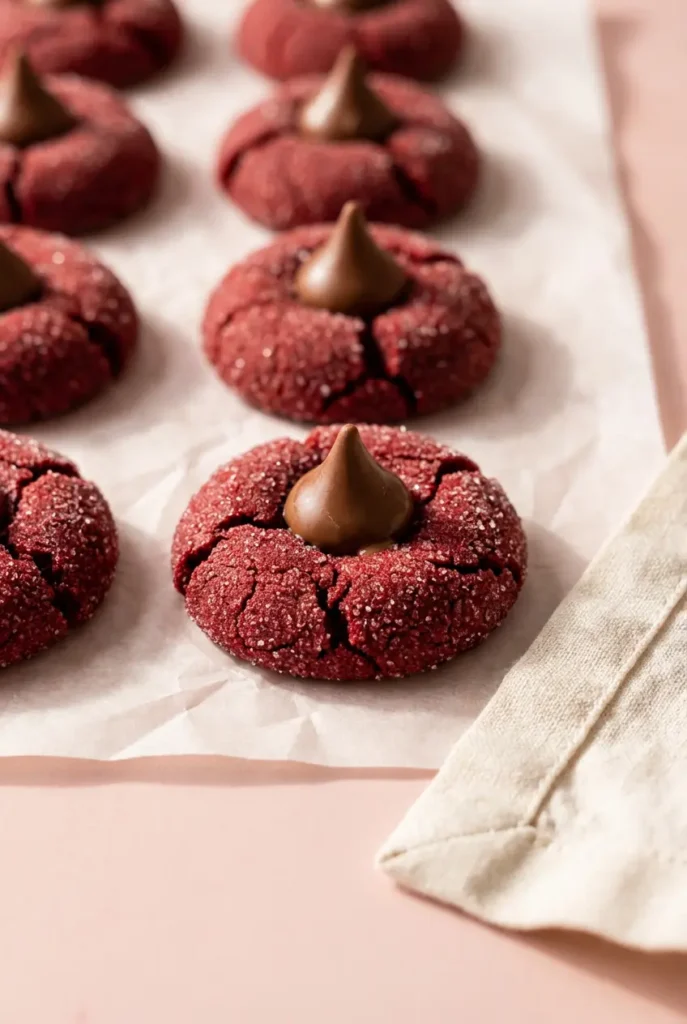 Red Velvet Blossom Cookies 3