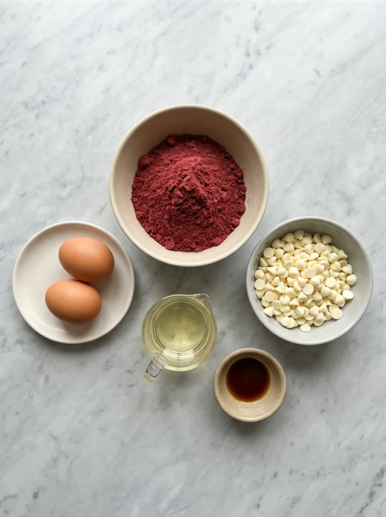 Red Velvet Cake Mix Cookies