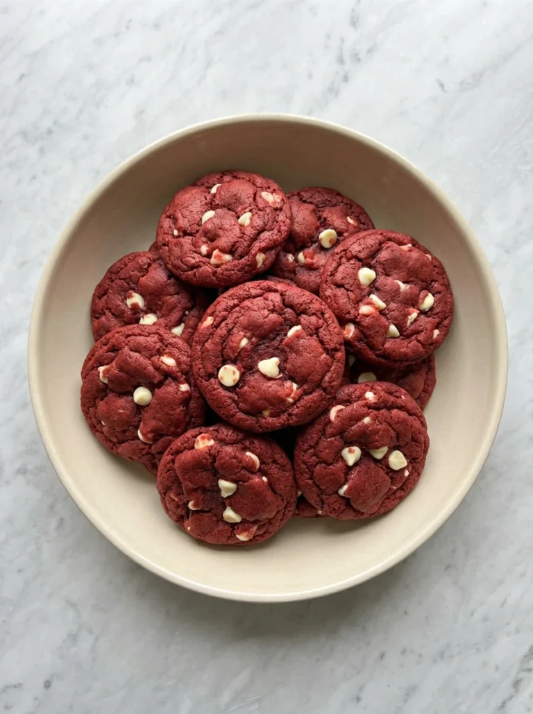 Red Velvet Cake Mix Cookies