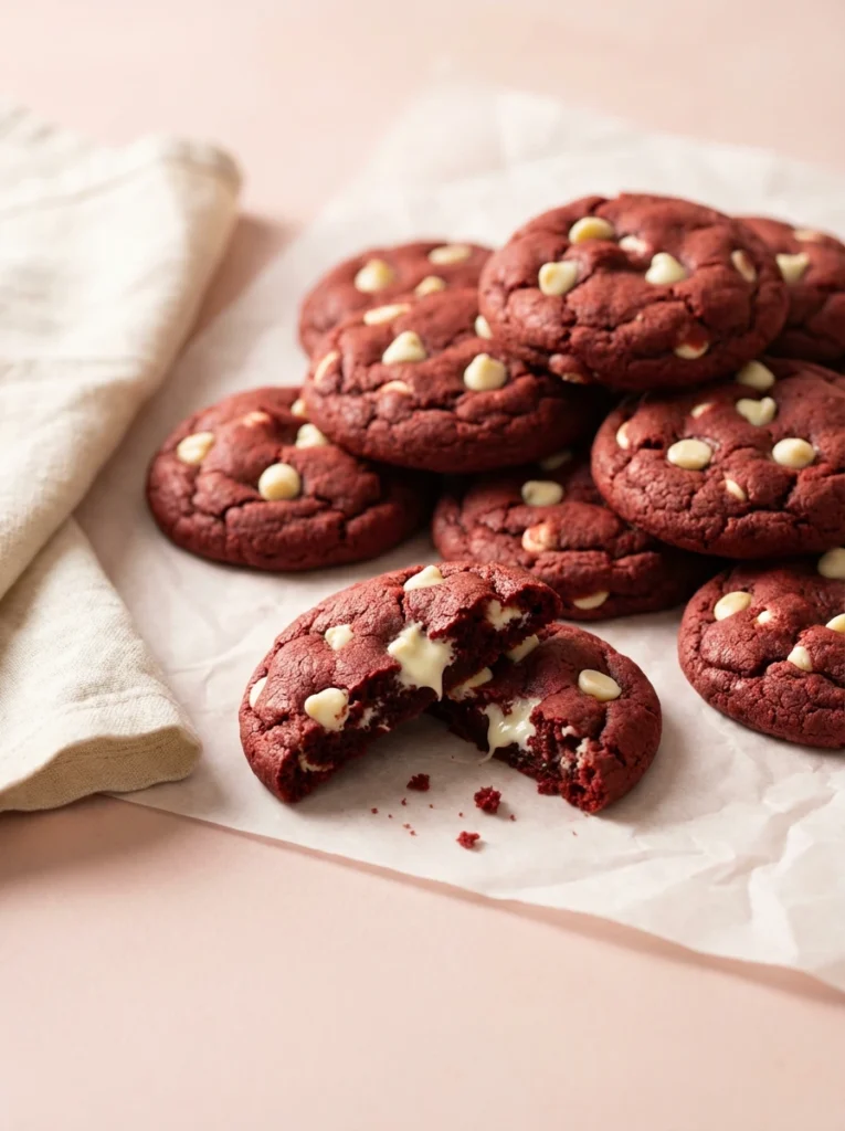 Red Velvet Cake Mix Cookies 5