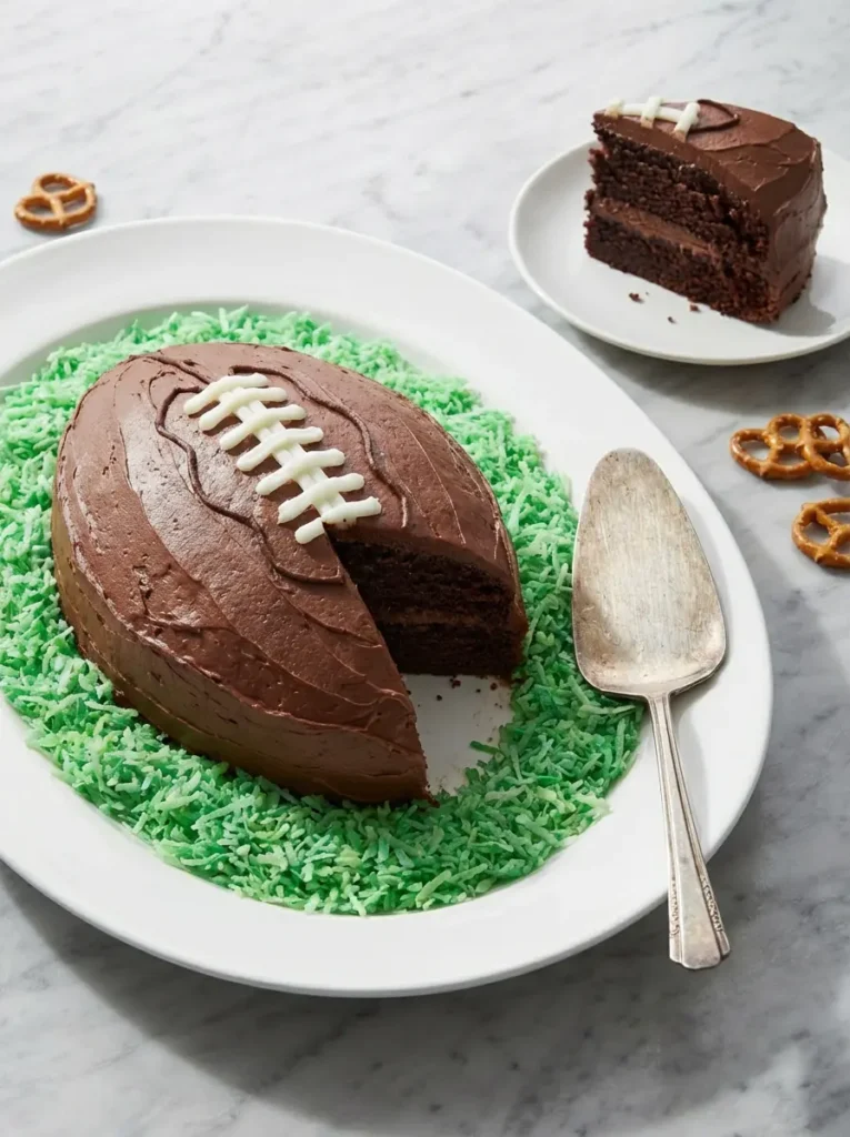 Simple Football Cake