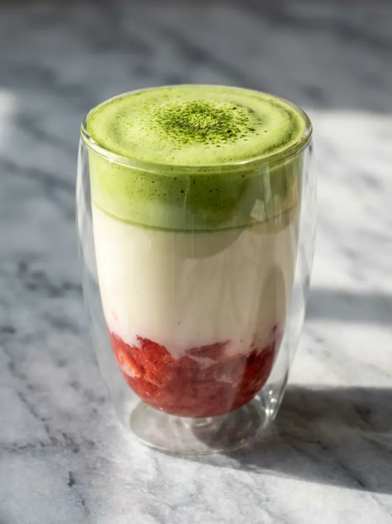  Strawberry Matcha Latte