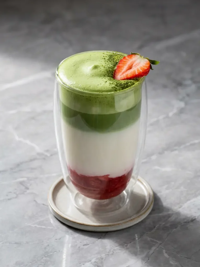  Strawberry Matcha Latte
