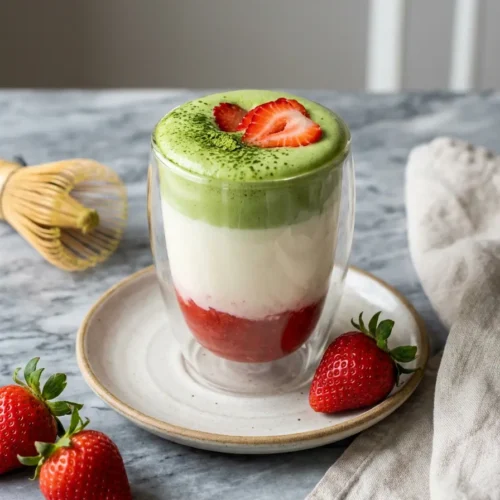 Strawberry Matcha Latte Recipe 6 Strawberry Matcha Latte