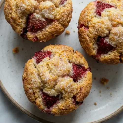 Strawberry Muffins Recipe 6 Strawberry Muffins