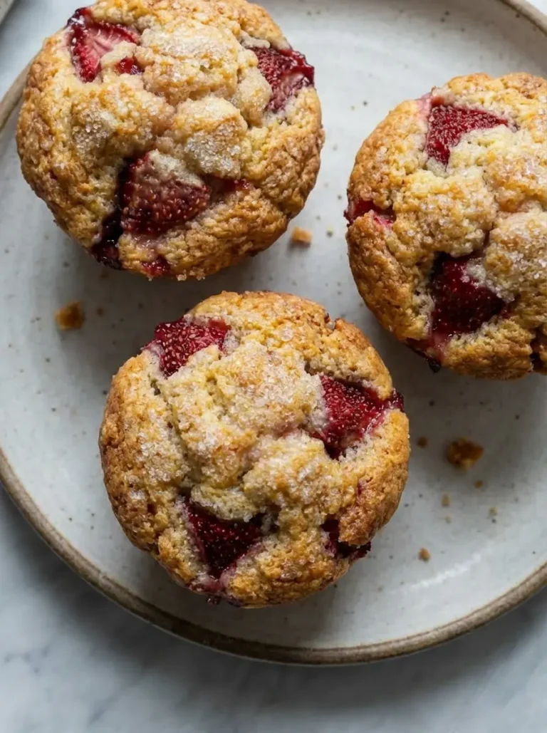 Strawberry Muffins Recipe 1 Strawberry Muffins