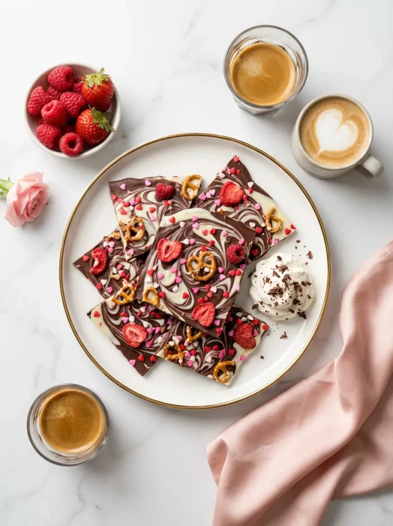Valentine’s Chocolate Bark