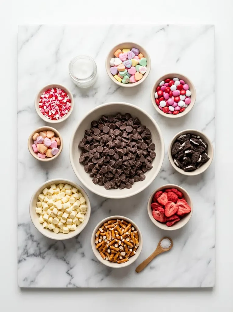 Valentine’s Chocolate Bark