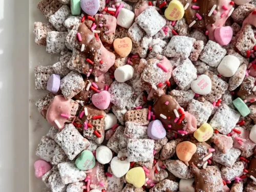 Valentine’s Day Muddy Buddies