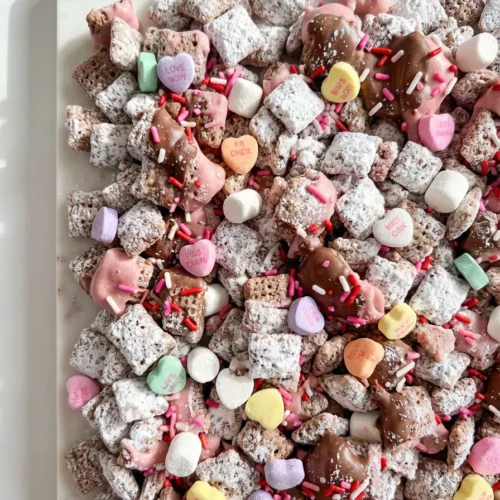 Valentine’s Day Muddy Buddies