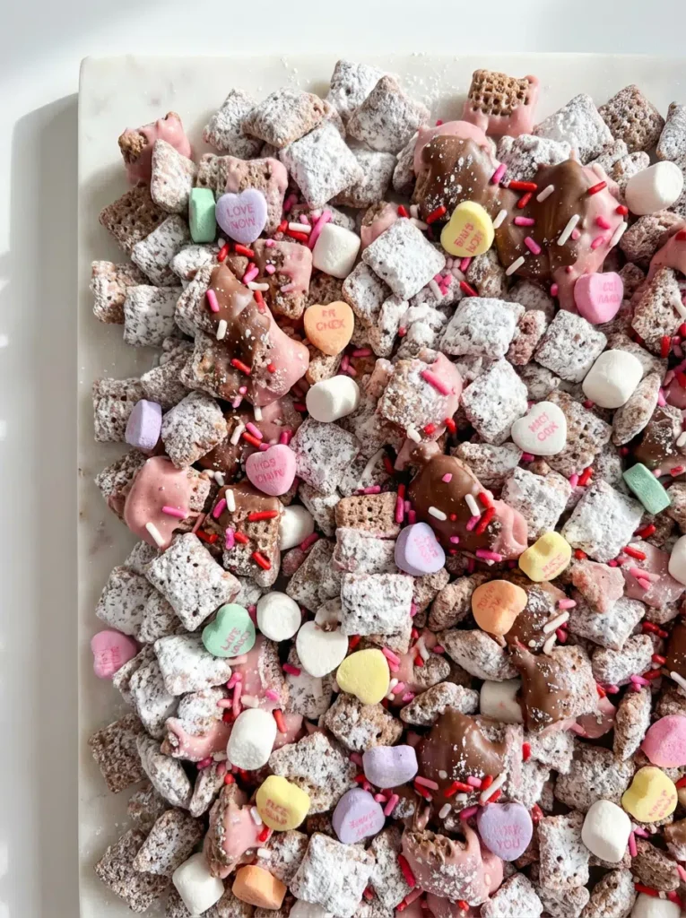 Valentine’s Day Muddy Buddies