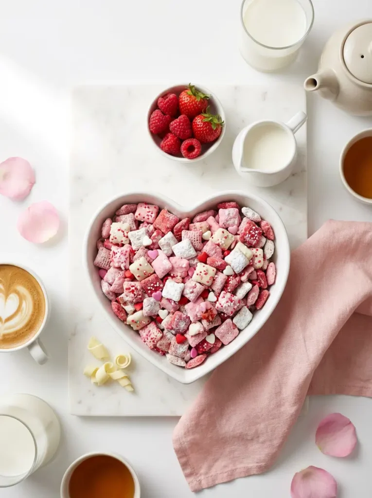 Valentine’s Day Muddy Buddies