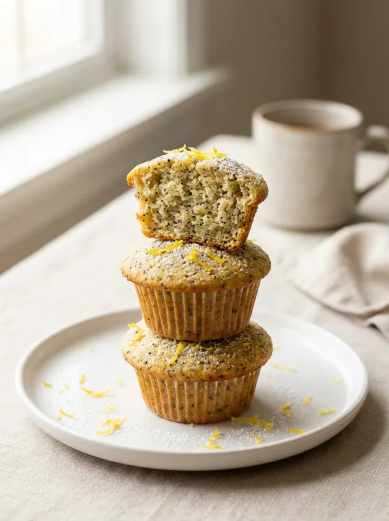 lemon poppyseed muffins