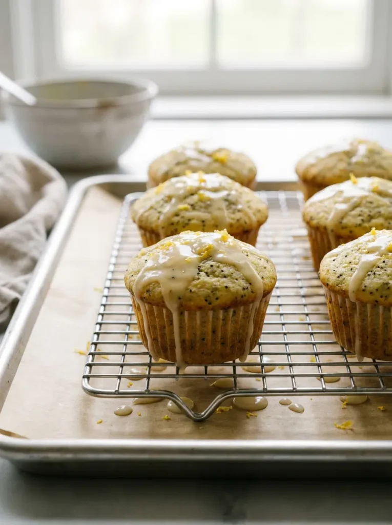 lemon poppyseed muffins