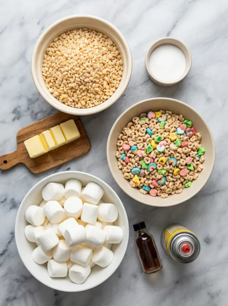 lucky charms rice crispy treats