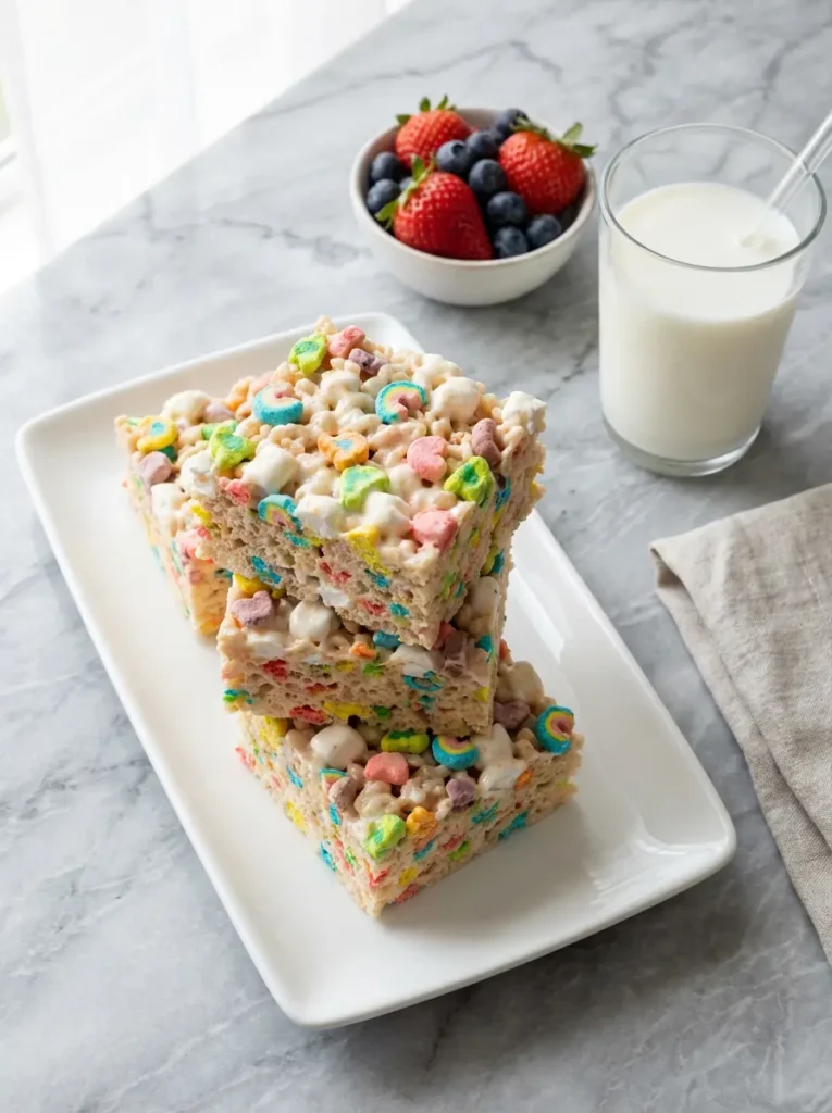 lucky charms rice crispy treats