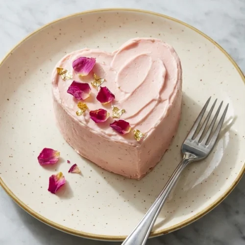 mini heart cake