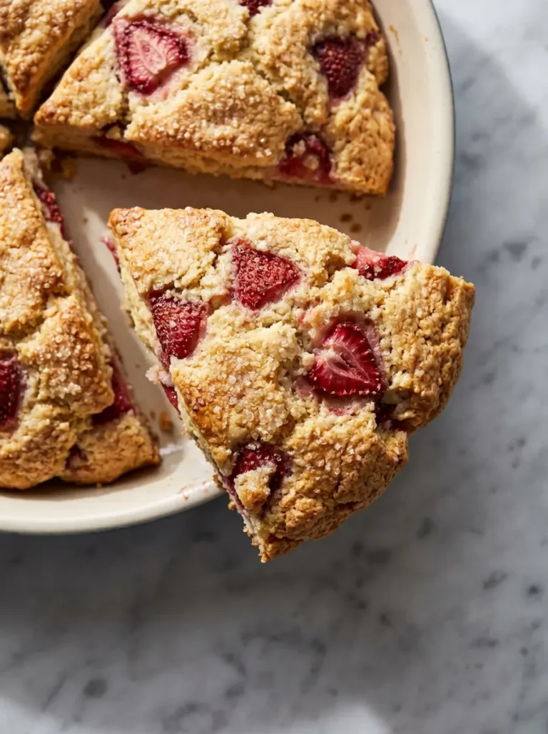 strawberry scones