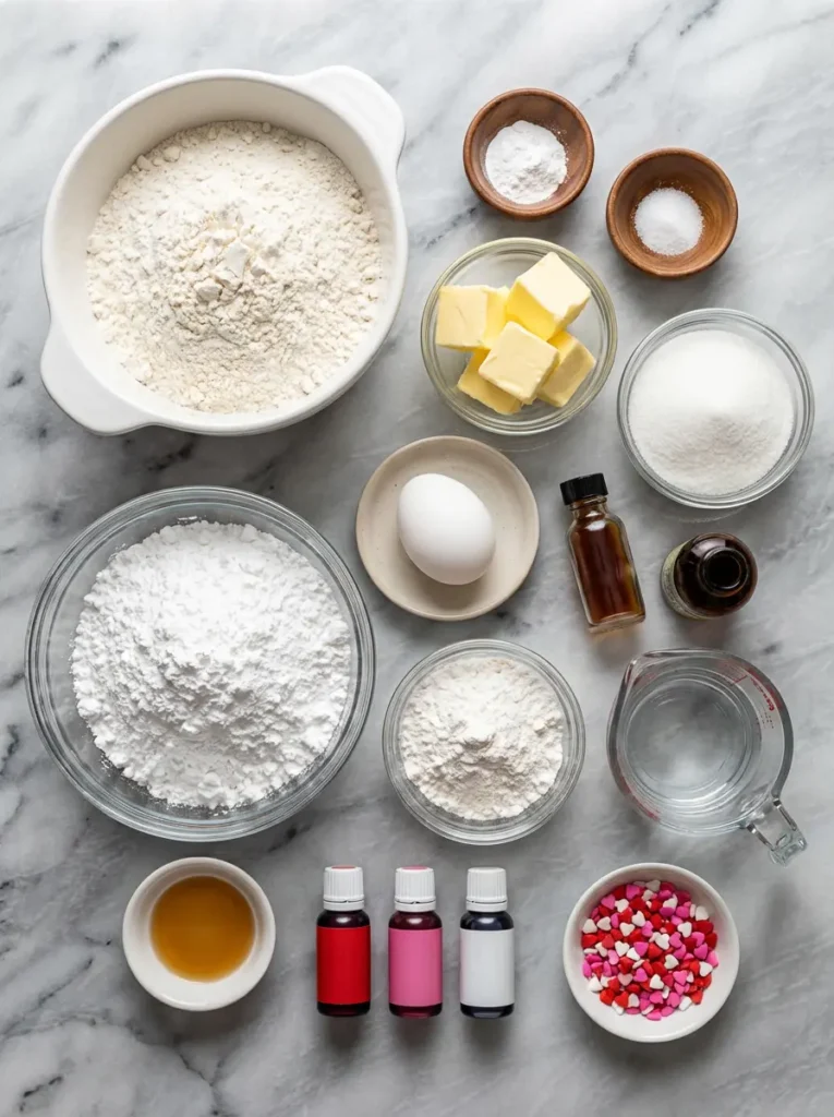 valentine sugar cookies
