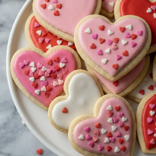 valentine sugar cookies