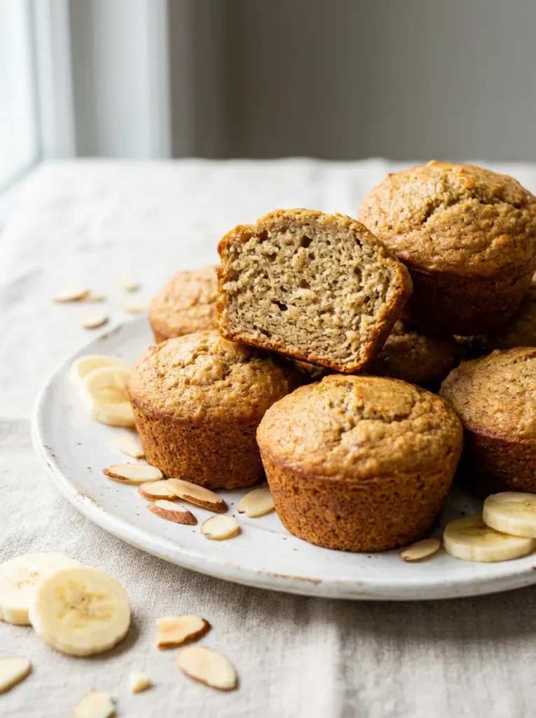 Almond Flour Banana Muffins