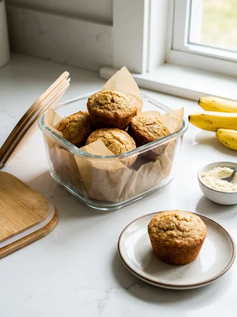 Almond Flour Banana Muffins