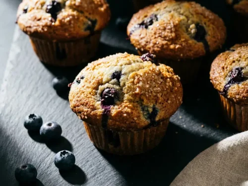 Banana Blueberry Muffins