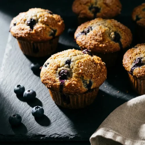 Banana Blueberry Muffins 6 Banana Blueberry Muffins