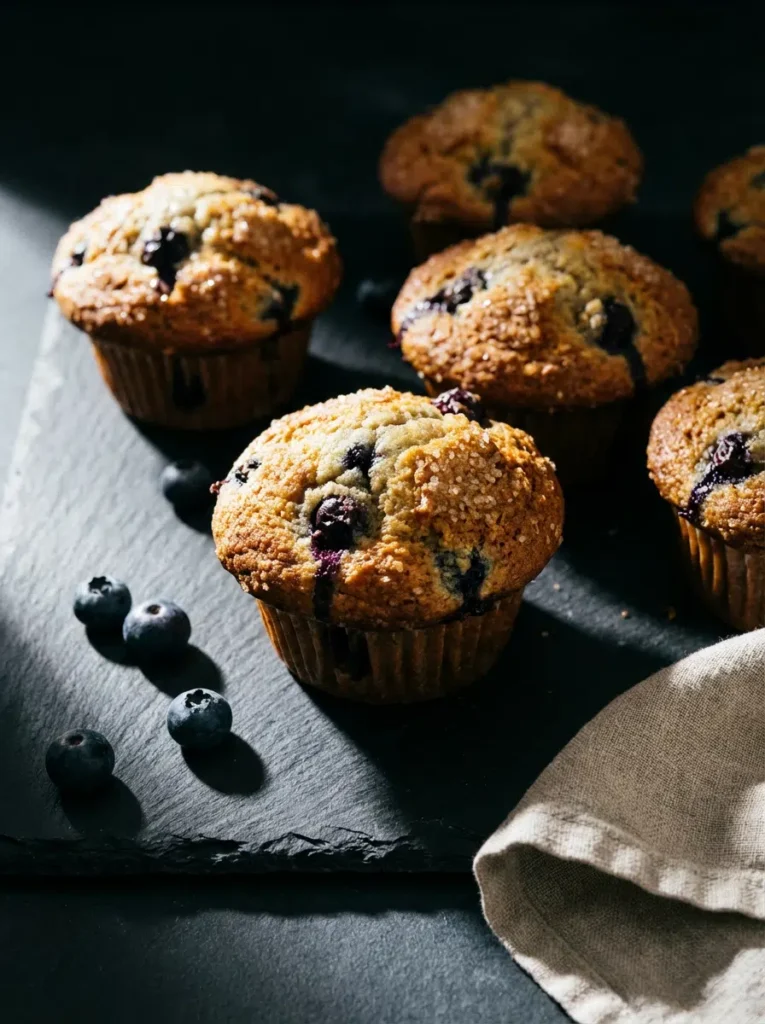 Banana Blueberry Muffins