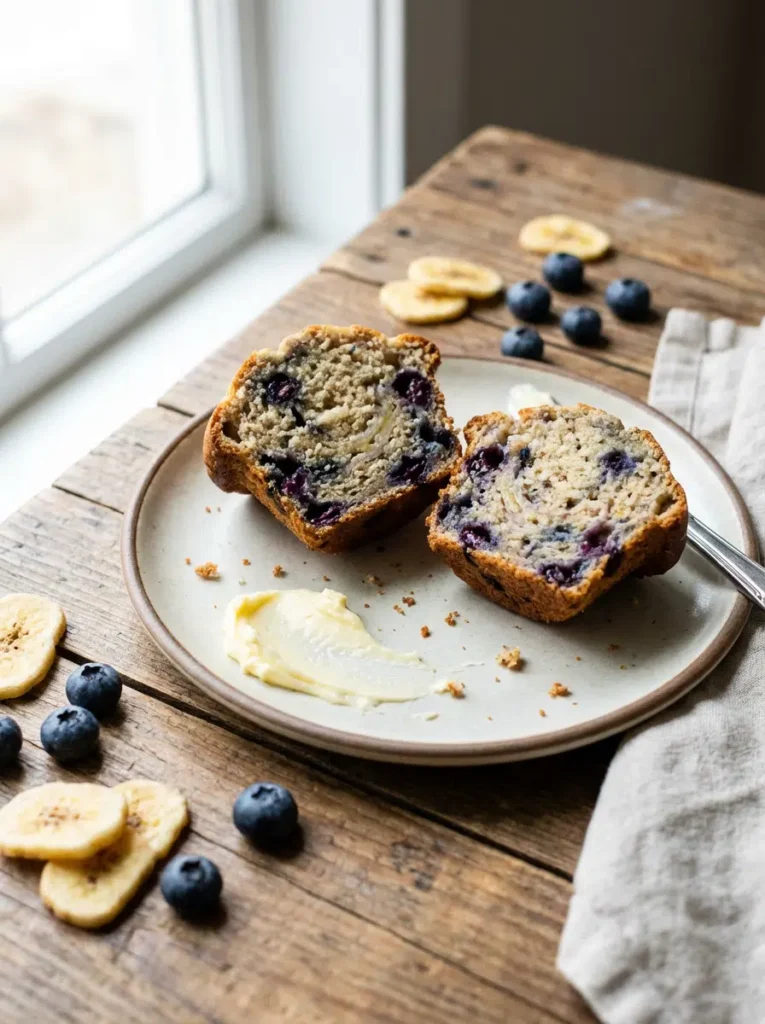 Banana Blueberry Muffins