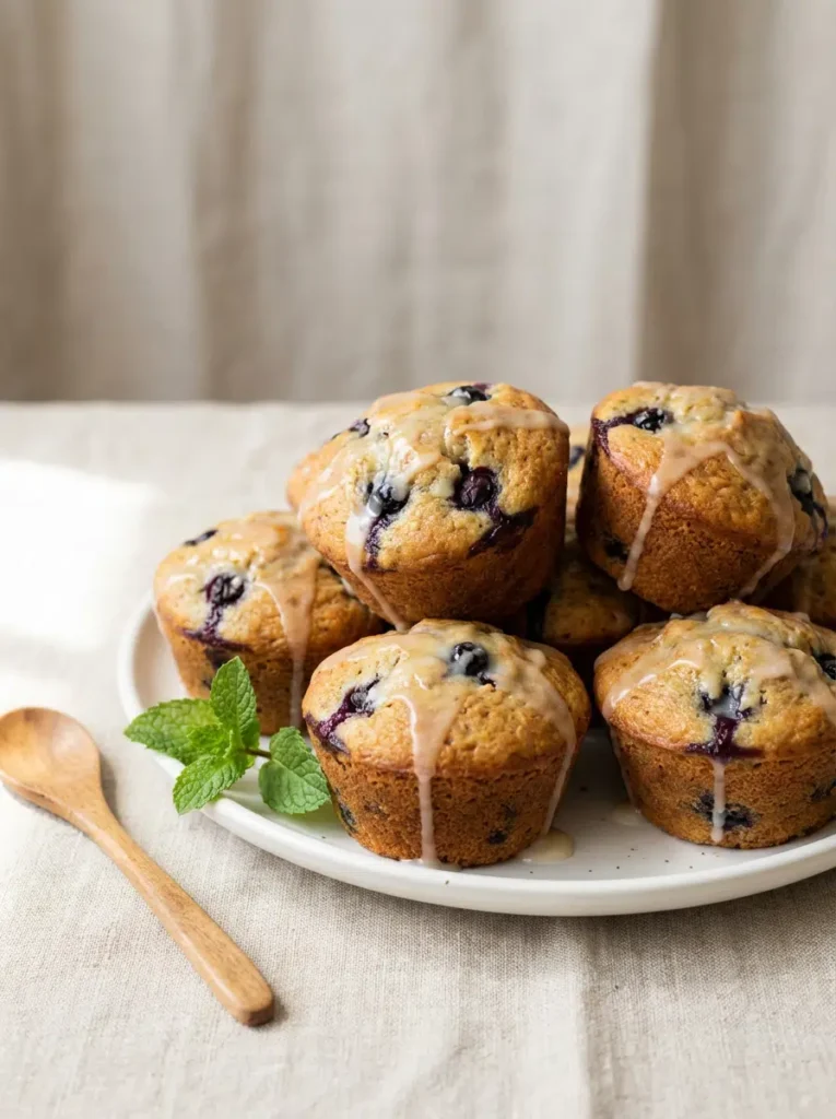 Banana Blueberry Muffins